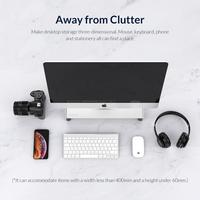 ORICO aluminiowy stojak na Monitor Riser komputer uniwersalny stojak na laptopa metalowy stojak na biurko Organizer na komputer iMac MacBook PC Home Office 4
